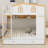 Multi-Function Bunk Bed House Guardrails, Storage Shelves & Trundle-1429086140