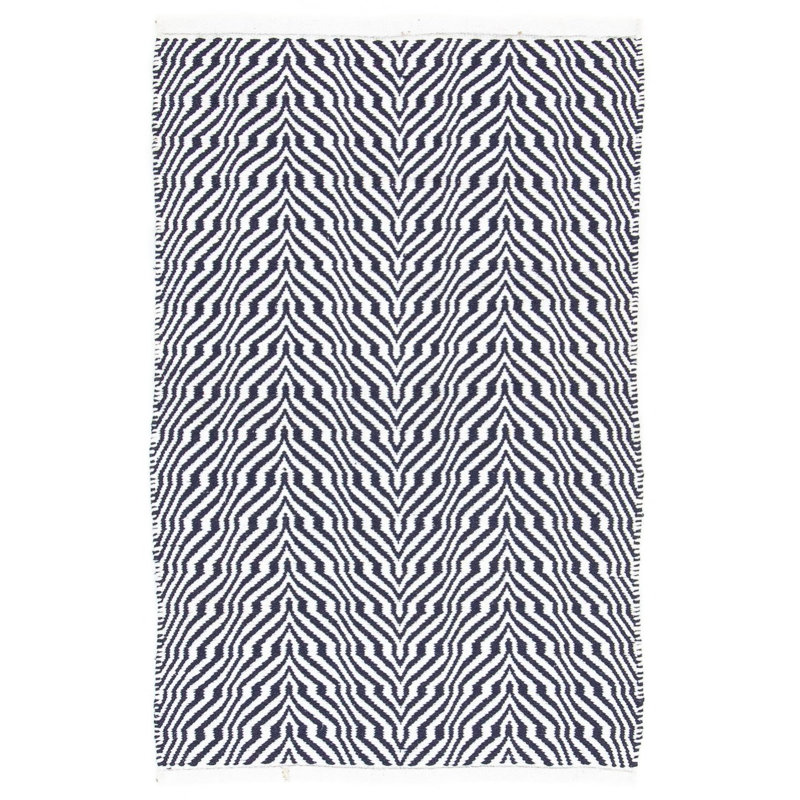 Geometric Wool Hand Woven 60cm X 90cm Area Rug