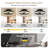 Ceiling Fans with Lights and Remote, Black Low Profile Ceiling Fan, 3000-6000K Dimmable Modern Flush Mount LED Fan Light, 6 Wind Speeds-1726679054