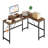 L-Shaped Metal Base Computer Desk