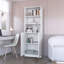 Zachary White 2-Door Bookcase-1370453068