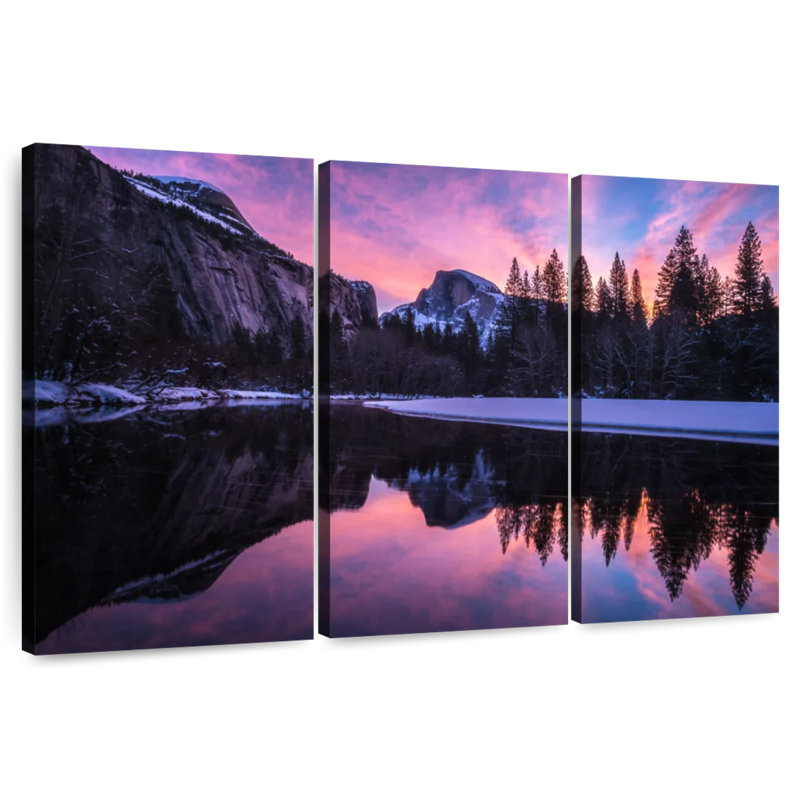 Alvord Half Dome Pink Sunrise, 48" H x 74" W