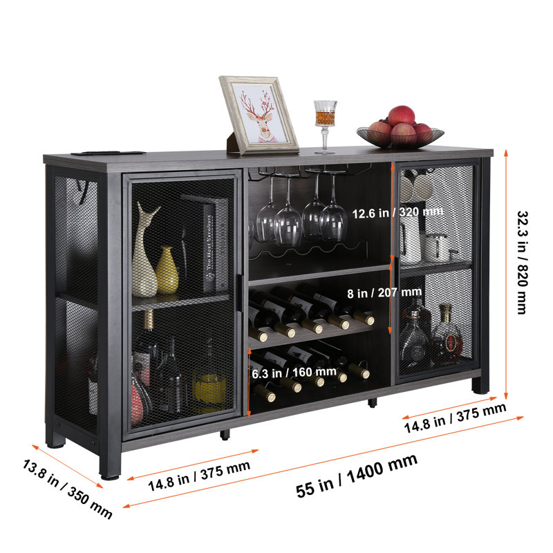 Armoire de bar 55 po Layyah