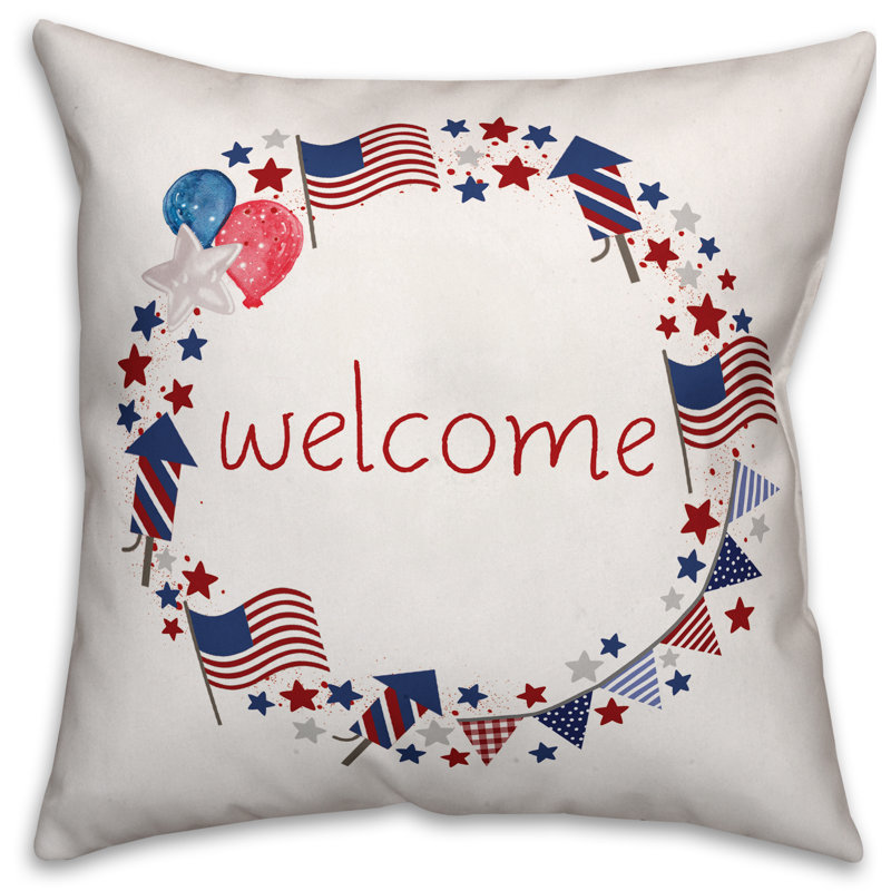 Housse et insert de coussin carré Patriotic, Intérieur