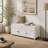 Linen Blend Upholstered Storage Bench-498423903