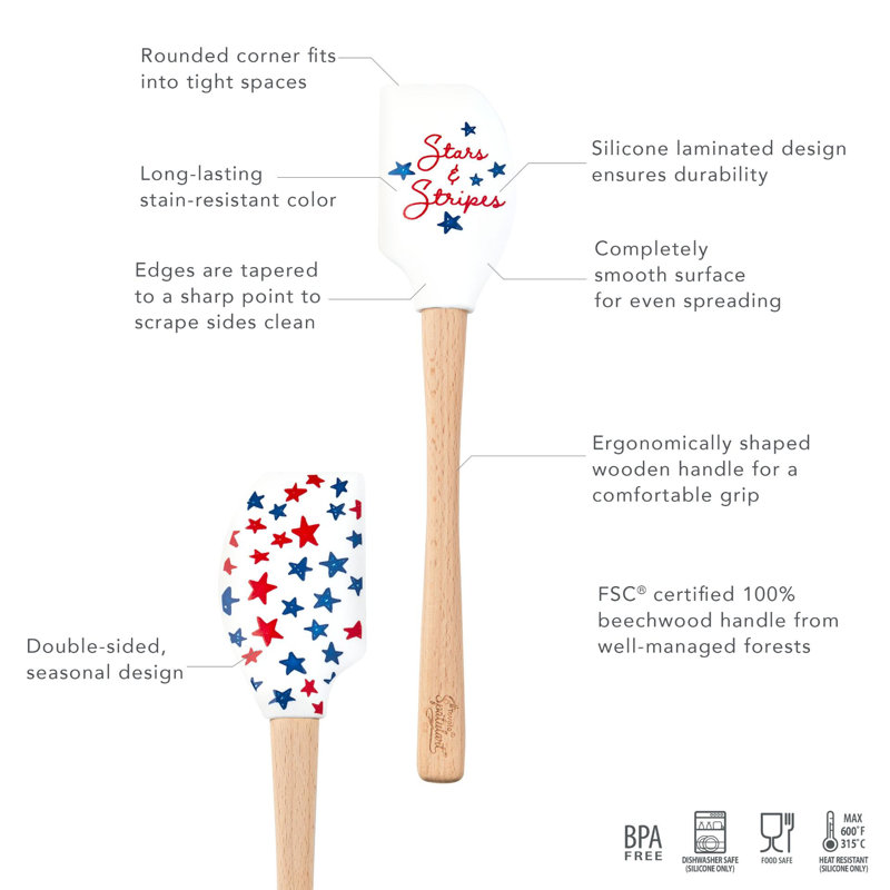 Tovolo Spatulart® Stars & Stripes Spatula