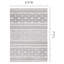 Tapis blanc / gris Kortana Collection-1843974291