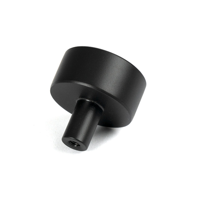 Round Knob, 3 cm, Matt Black