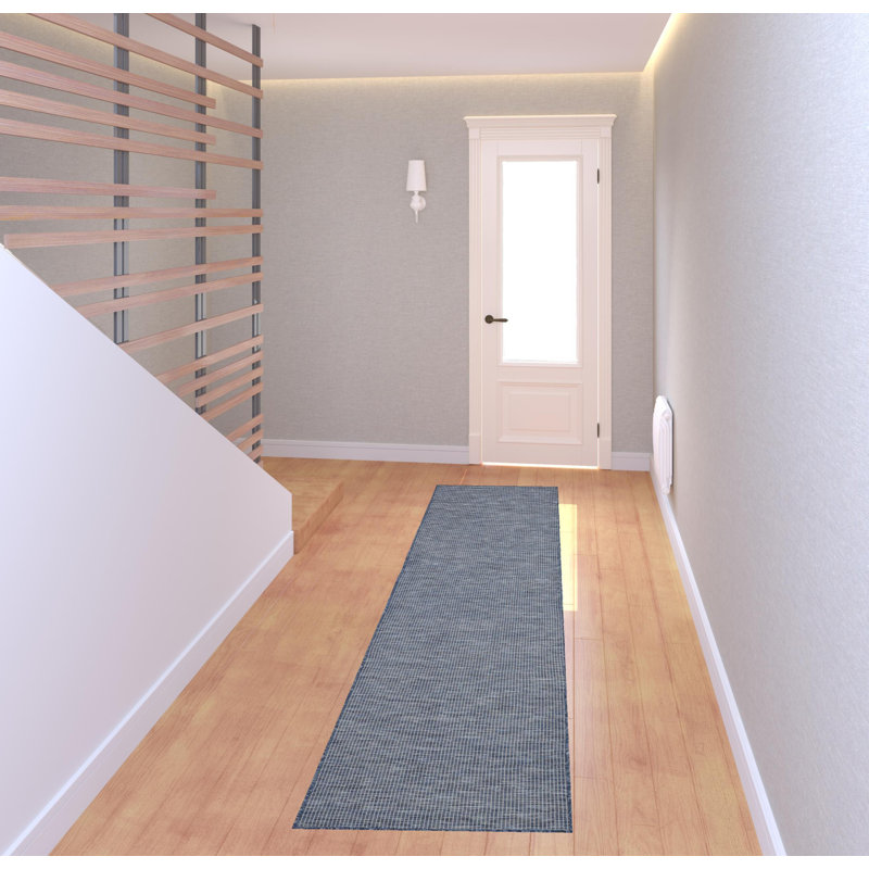 Tapis de couloir bleu marine 8 pi, Tapis de couloir 2 pi 2 po x 8 pi
