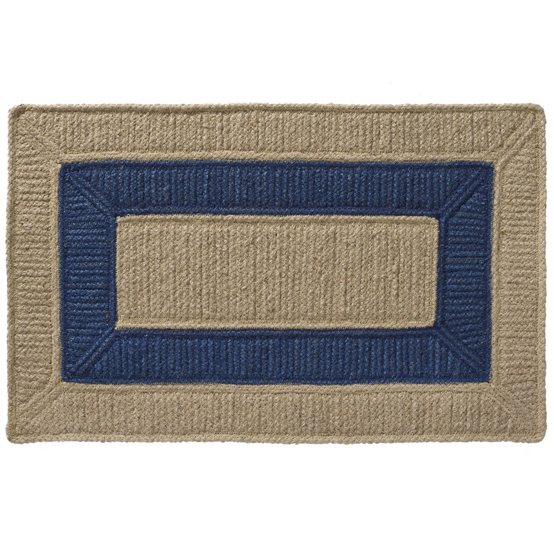 Tapis d'entrée 30 po x 18 po Madison, Bleu