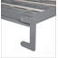 Grand lit escamotable mural avec armoires, gris-359348509