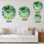 Horloge murale moderne Shades of Green-174219839