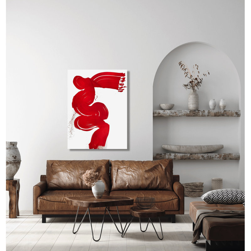 Red Red - reproduction d'art sur toile, H 24 po x l 20 po x P 1 po, Unframed