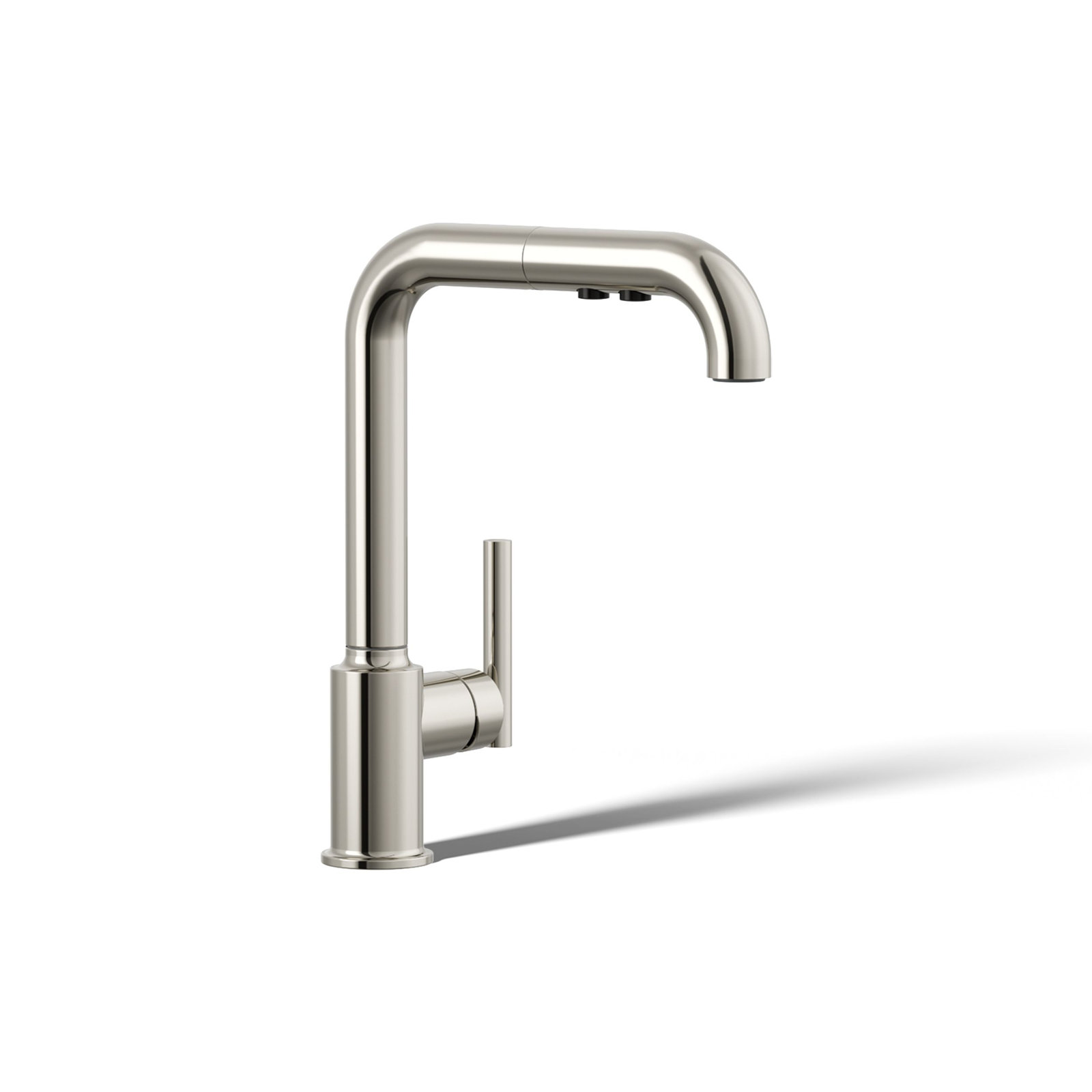 Purist Pull-Out Bar Faucet with Accessories, Vibrant Polished Nickel
