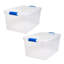 Bac de rangement empilable à usages multiples Homz-103255331-90640361