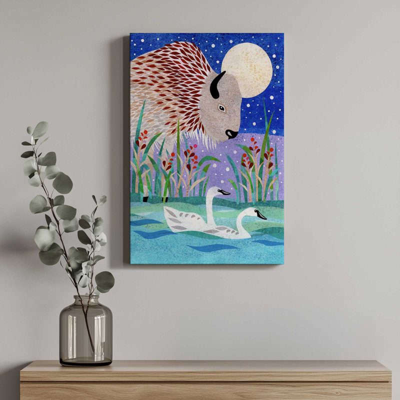 «Wilderness Collage VI» par Kim Conway, reproduction d'art sur toile, H 18 po x l 12 po, Toile tendue, Does Not Apply