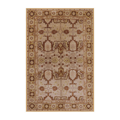 Tapis brun à motif oriental