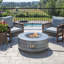 Round Aluminum Propane Smokeless Fire Pit Table