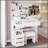 37-Inch Vanity Table With Sliding LED Mirror, Touch Control, Tri-Color Lighting, And High-Capacity Storage For Spacious Bedrooms-1346545502