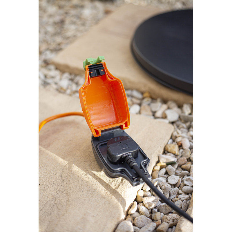 Alviery Weatherproof Extension Lead Power Strip