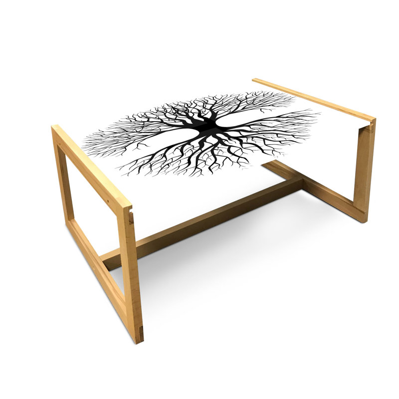 Jancarlo Sled Coffee Table, 90cm H x 62cm W x 40cm D
