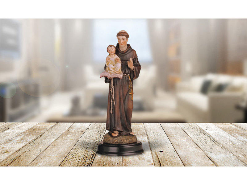 Figurine H 5 "tenant un enfant Jésus