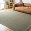 Tapis de couleur unie performance tissé à la main Pulcherie-55844855