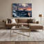 Art sur toile gris