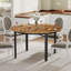 Round Metal Base Dining Table