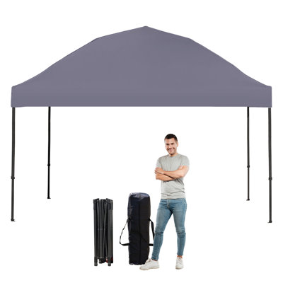 Remise portative imperméable 10 pi L 10 pi. D Auvent escamotable en métal