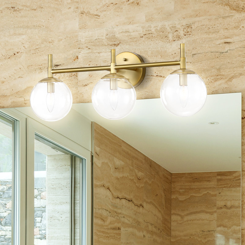 Luminaire pour meuble-lavabo 25 po Kreios, Or