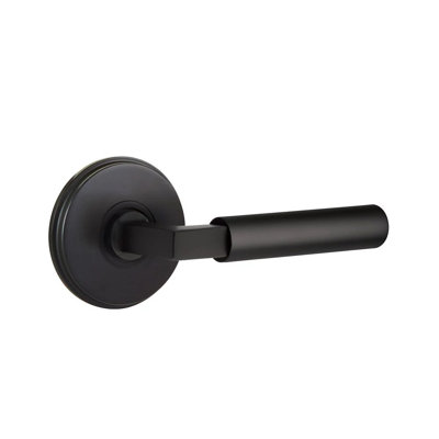 Privacy Door Lever with Square Rosette