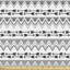 Jacinta Bohemian Pattern with Triangle Zigzags and Arrows Fabric