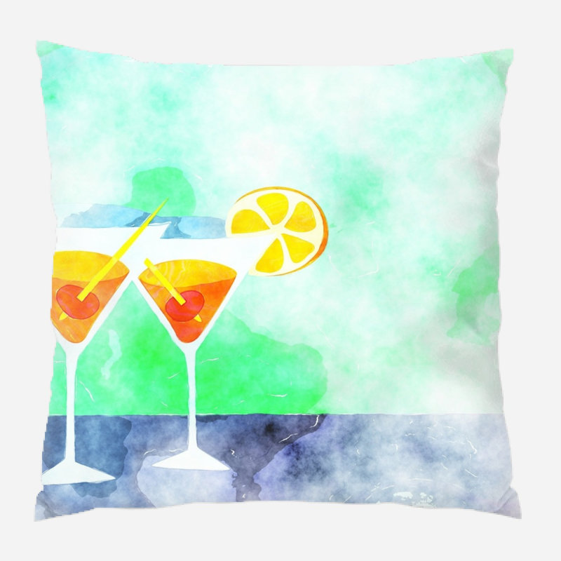 Housse de coussin Kashton, Microsuède, Intérieur