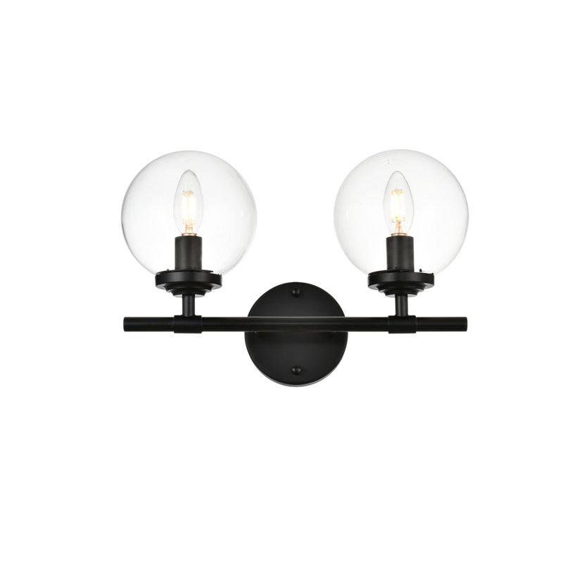 Ingrid Amala, Noir, Deux lumières, H 10 po x l 15 po x P 15 po
