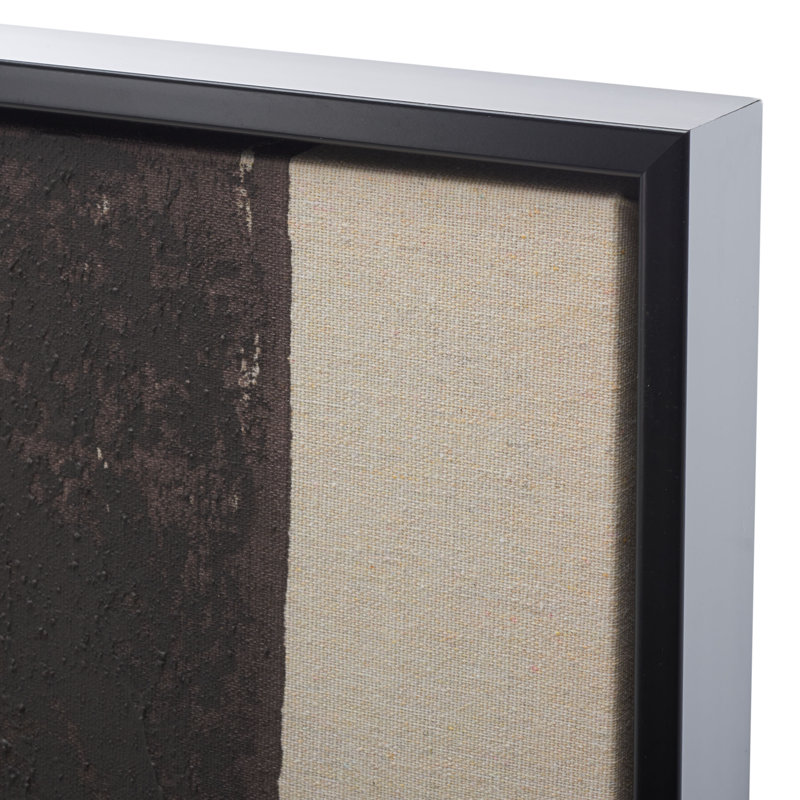 Inky Freeway - Floater Frame Print on Canvas