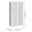 Andreiana Highboard Black Glass and Steel