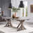 Sela Solid Wood Base Dining Table-102009513