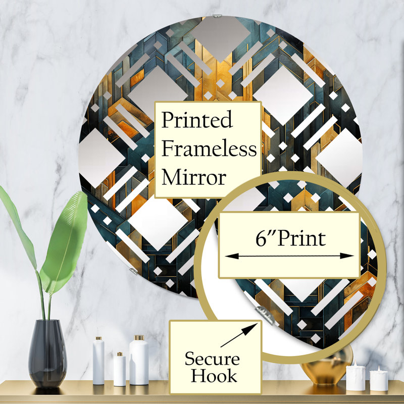 Circle Mirror, 31.4" x 31.4"