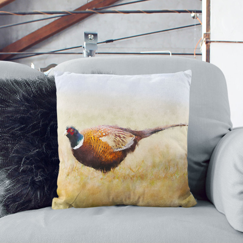 Square Throw Cushion, 40cm H x 40cm W x 15cm D, Black