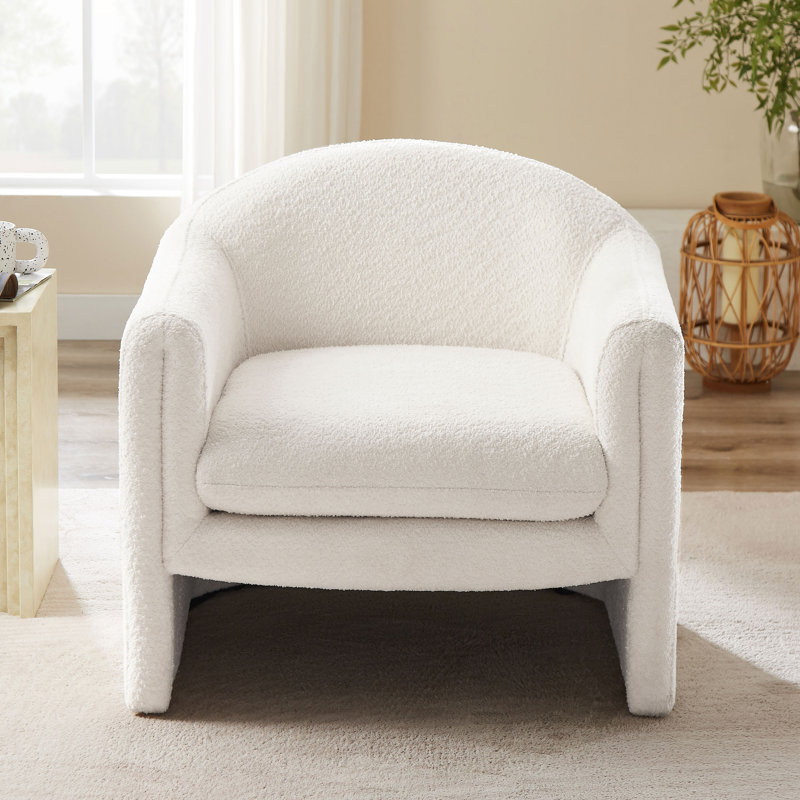 Fauteuil en laine de 31,2 po Jakelia