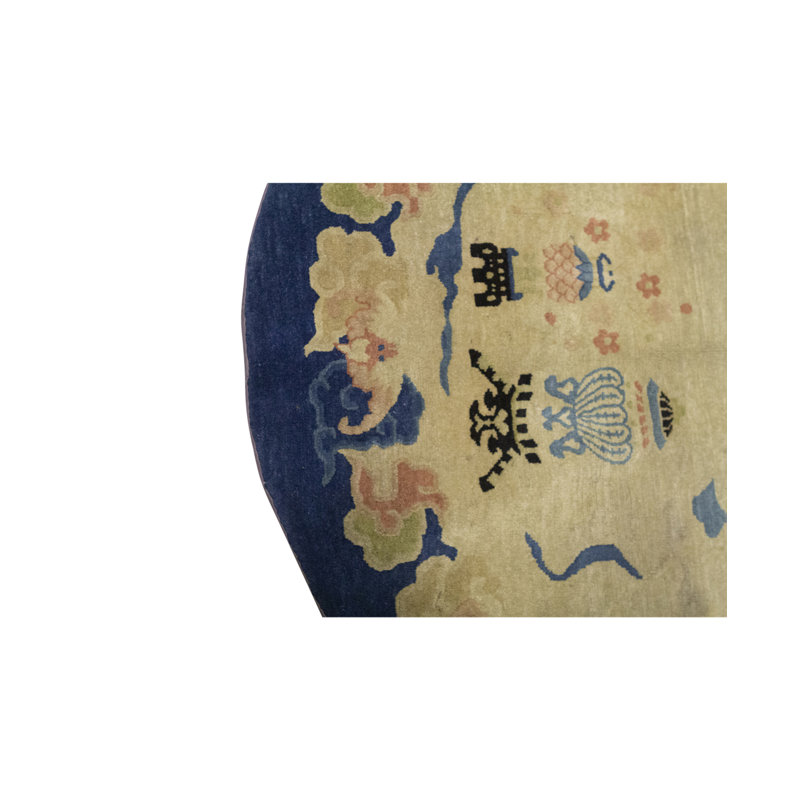 Cotton Floral Area Rug