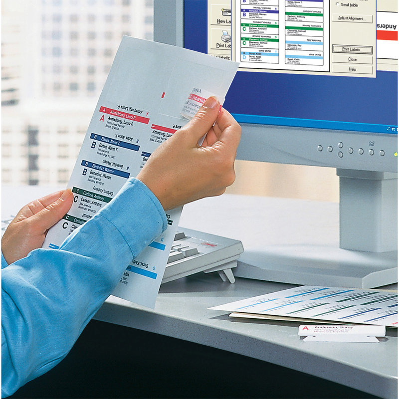 Paper File Tab Labels