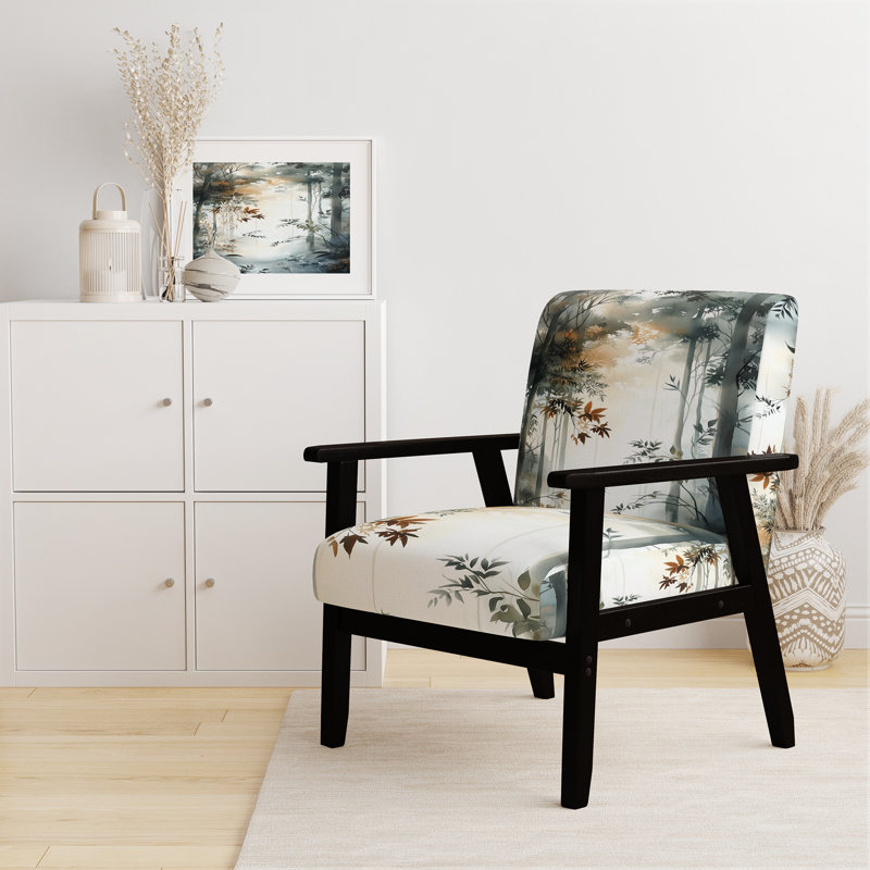 Chaise d'appoint Forest - fauteuil éclairé Sunfor, Accoudoirs carrés noirs
