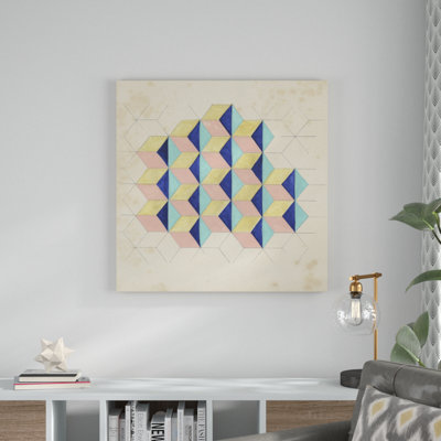 «Geometric Pattern Play I», impression sur toile