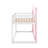 Castle Bunk Bed With Ladder - Pink