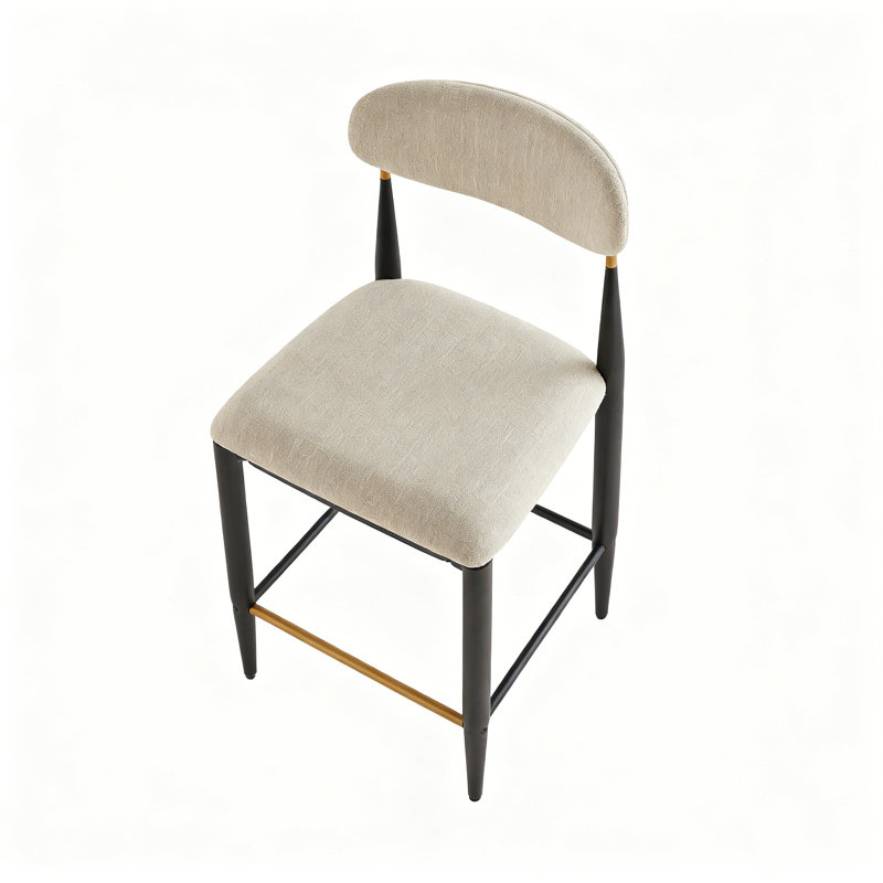 Ensemble de 2 tabourets de comptoir sans accoudoirs