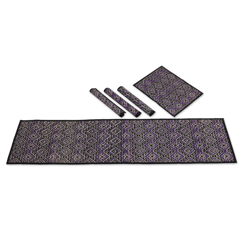 Ensemble de 5 napperons et napperons Condola