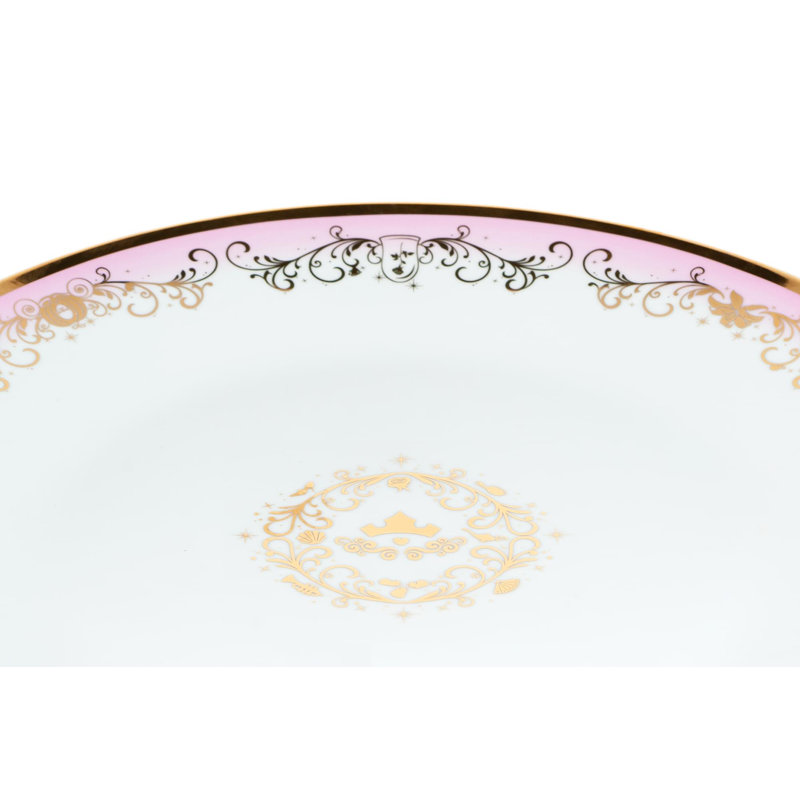 Plateau de service en céramique Disney Princess | L'assiette mesure 16 pouces
