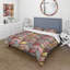 Ensemble de housse de couette Golden Chevron-109173282